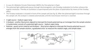 faraday cell in polarimeter|polarimetry ppt.